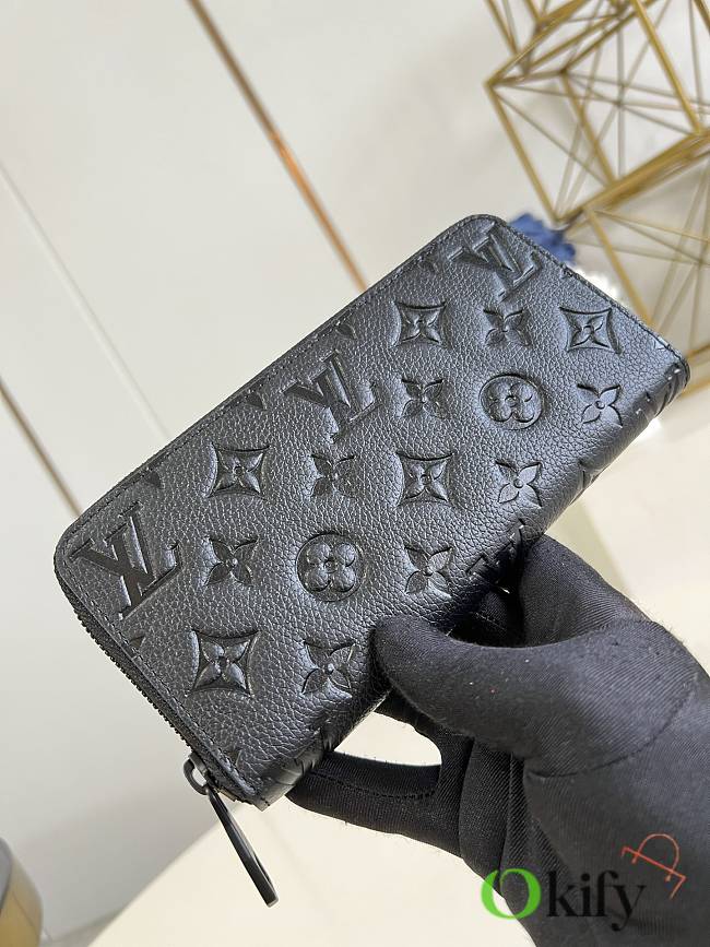 Okify Louis Vuitton Zippy Wallet Horizontal Taurillon Monogram 21 x 2.5 x 10 cm - 1