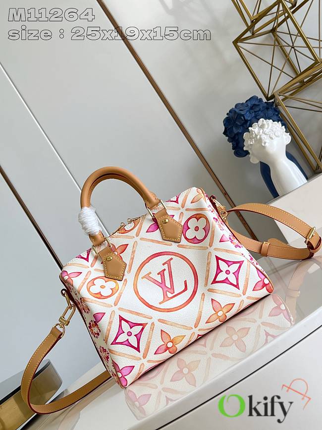 Okify Louis Vuitton Speedy Bandoulière 25 Pink M11264 25 x 19 x 15 cm - 1