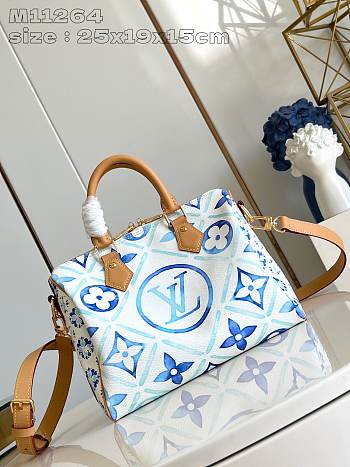 Okify Louis Vuitton Speedy Bandoulière 25 Blue M11264 25 x 19 x 15 cm