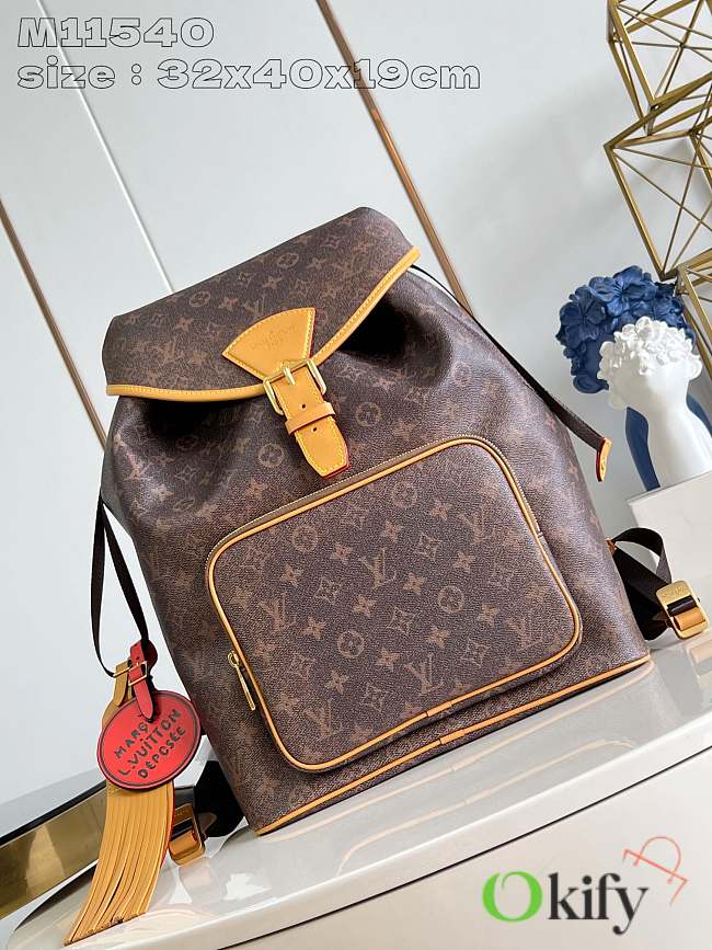 Okify Louis Vuitton Montsouris Backpack 32 x 40 x 19 cm M11540 - 1