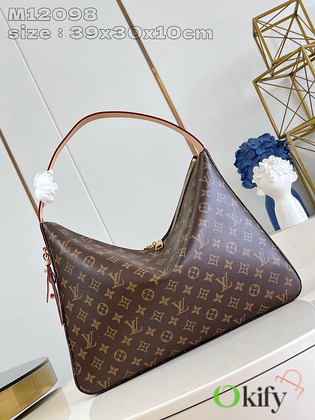 Okify Louis Vuitton Slouchy MM Bag 39x30x10cm M12098 - 1