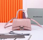 Okify Balenciaga Hourglas Crocodile ‘Pink’ 19*8*21cm - 1