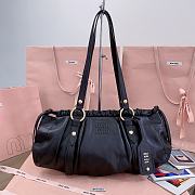 Okify Miumiu Joie nappa leather bag 44 X 16 X10.5 cm Black - 1