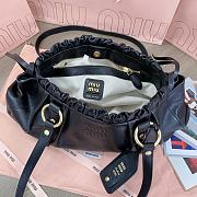 Okify Miumiu Joie nappa leather bag 44 X 16 X10.5 cm Black - 3