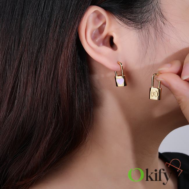 Okify LOUIS VUITTON lock earings  - 1