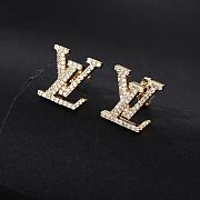 Okify Louis Vuitton Logo Earings - 2