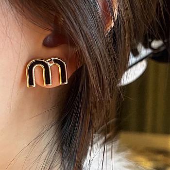 Okify Miumiu Logo Earings