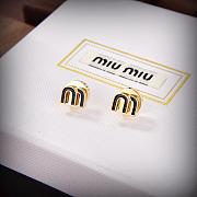 Okify Miumiu Logo Earings - 2