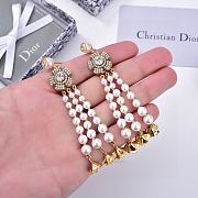 Okify Dior Pearl Flower Earings - 2