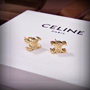 Okify Celine's new golden Arc de Triomphe earrings - 1