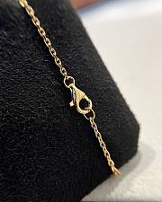 Okify Cartier classic diamond double gold ring necklace - 3