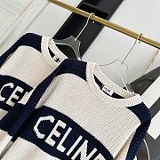 Okify Celine jacquard knitted sweater unisex - 3