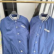 Okify Celine new padded baseball jacket unisex - Blue - 2