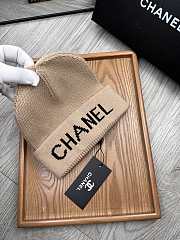 Okify Chanel Beanie Beige  - 2