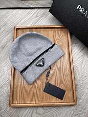 Okify Prada Beanie Grey - 1