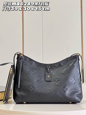 Okify Louis Vuitton CarryAll MM Black 39 x 30 x 15 cm