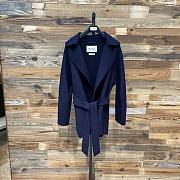 Okify Maxmara Gas Navy Blue Coat - 1