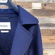 Okify Maxmara Gas Navy Blue Coat - 2