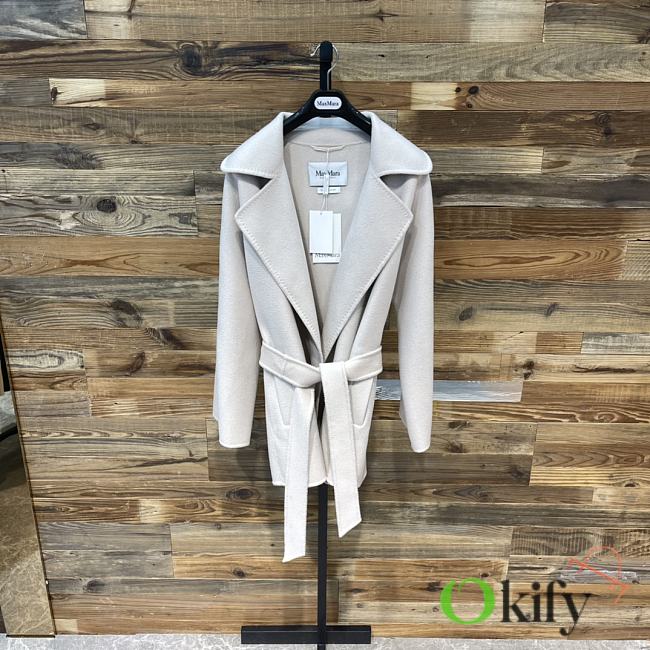 Okify Maxmara Gas Beige Coat - 1