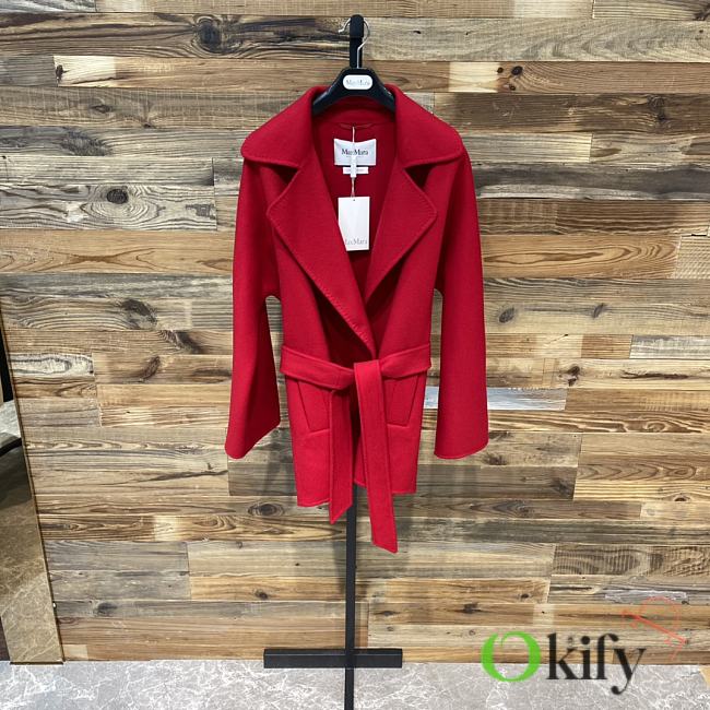 Okify Maxmara Gas Red Coat - 1