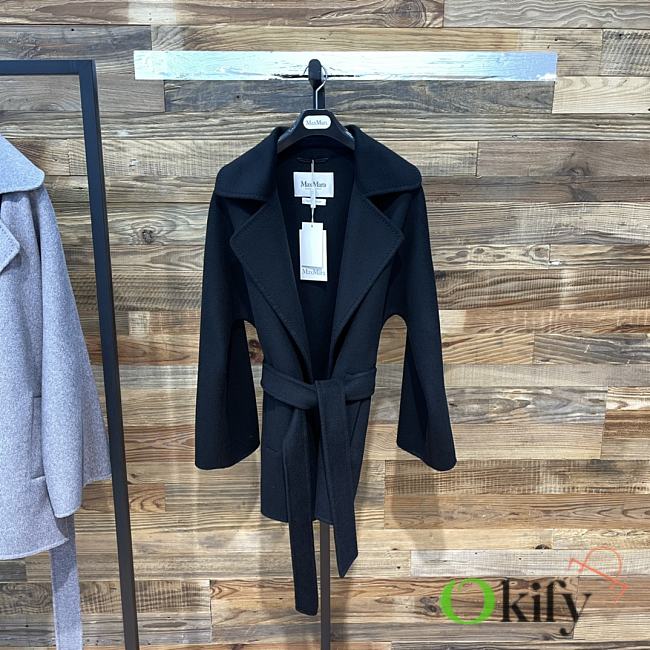 Okify Maxmara Gas Black Coat - 1