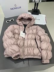 Okify Moncler Caterpillar Light Pink Down Jacket  - 1