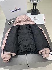 Okify Moncler Caterpillar Light Pink Down Jacket  - 4