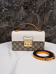 Okify Gucci padlock mini bag in white 18*10*5cm - 1