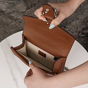 Okify Gucci Blue Tea Cuir New Denim Dollar Calfskin Small Dionysus Brown Mini 20*15.5*5cm - 3