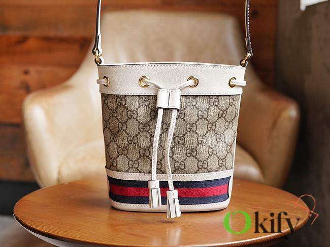 Okify Gucci Ophidia Mini Bucket Bag 15.5*19*9cm - 1