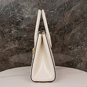 Okify Gucci Jackie 1961 medium tote bag - White 30*24*12cm  - 3