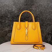 Okify Gucci Jackie 1961 medium tote bag - Yellow 30*24*12cm  - 1