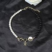 Okify Chanel black and white Tai Chi necklace  - 1