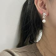 Okify  Chanel Comet Tassel Pearl Earrings - 2