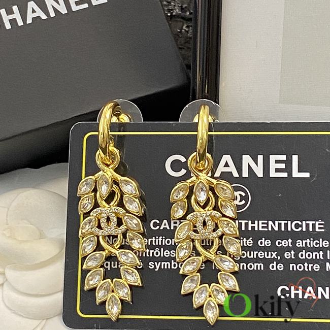 Okify Chanel golden wheat earings - 1