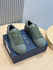 Okify Dior B33 Sneaker Khaki Grained Calfskin and Khaki Dior Gravity Leather - 1