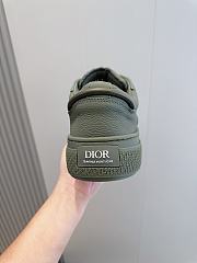 Okify Dior B33 Sneaker Khaki Grained Calfskin and Khaki Dior Gravity Leather - 2