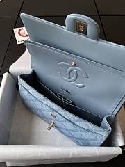 Okify Chanel 22B Denim Classic Flap CF Shoulder Bag 25.5 cm - 3