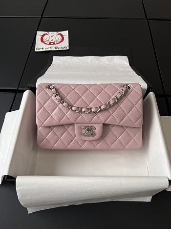 Okify Chanel Classic Flap Bag 24P Pink 23cm