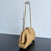 Okify Bottega Veneta Teen Lauren 1980 With Chain - Dark Praline 31.5x16.5x11 cm - 4