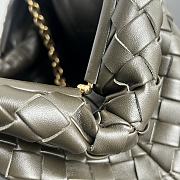 Okify Bottega Veneta Teen Lauren 1980 With Chain - Kaki 31.5x16.5x11 cm - 2