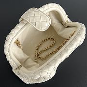 Okify Bottega Veneta Teen Lauren 1980 With Chain - White 31.5x16.5x11 cm - 2