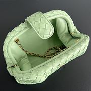 Okify Bottega Veneta Teen Lauren 1980 With Chain - Fresh Mint 31.5x16.5x11 cm - 3