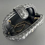 Okify Bottega Veneta Teen Lauren 1980 With Chain - Black 31.5x16.5x11 cm - 2