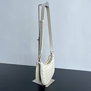 Okify Bottega Veneta Gemelli Messenger In White Bag 26x15x8 cm - 2