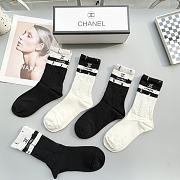 Okify CHANEL set 5 high socks 17129 - 4