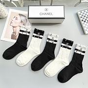 Okify CHANEL set 5 high socks 17129 - 3