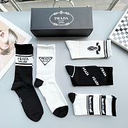 Okify Balenciaga set 5 high socks 17131 - 2