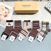 Okify Burberry set 5 mid-tube socks 17133 - 1