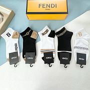 Okify Fendi set 5 short socks 17136 - 1